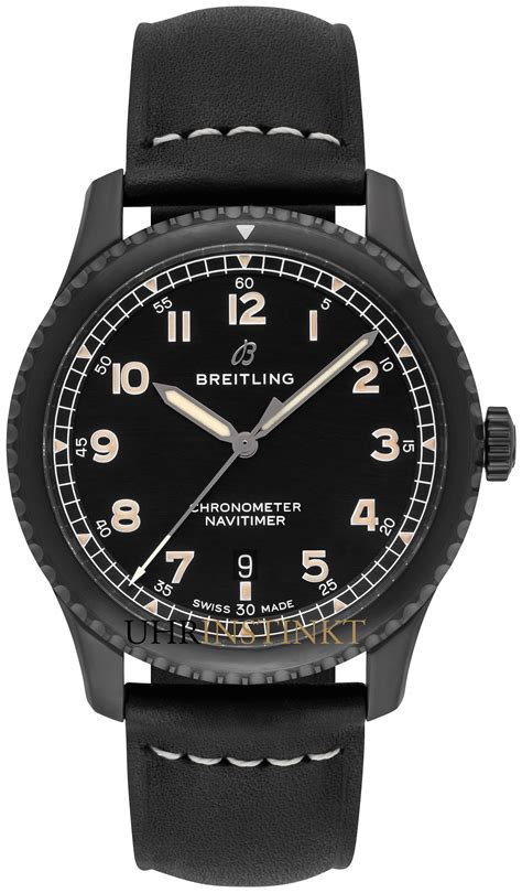 breitling black face|Breitling Navitimer 8 Automatic Chronometer Black Dial Men's .